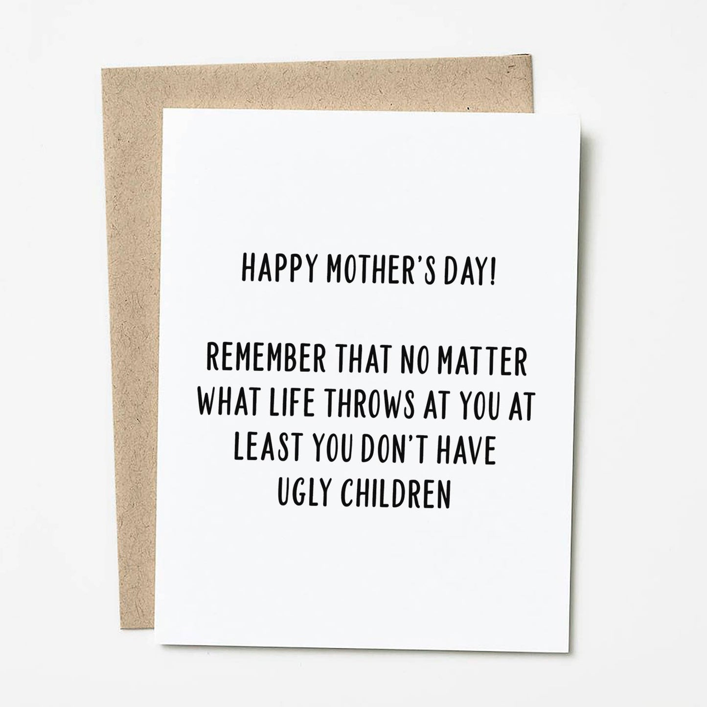 Ugly Child Mother's Day Card