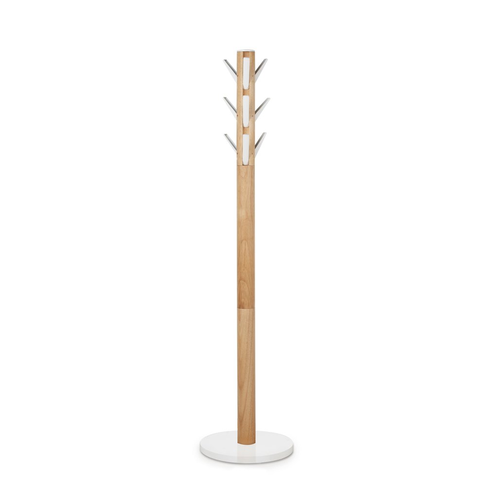Flapper Coat Rack - White/Natural