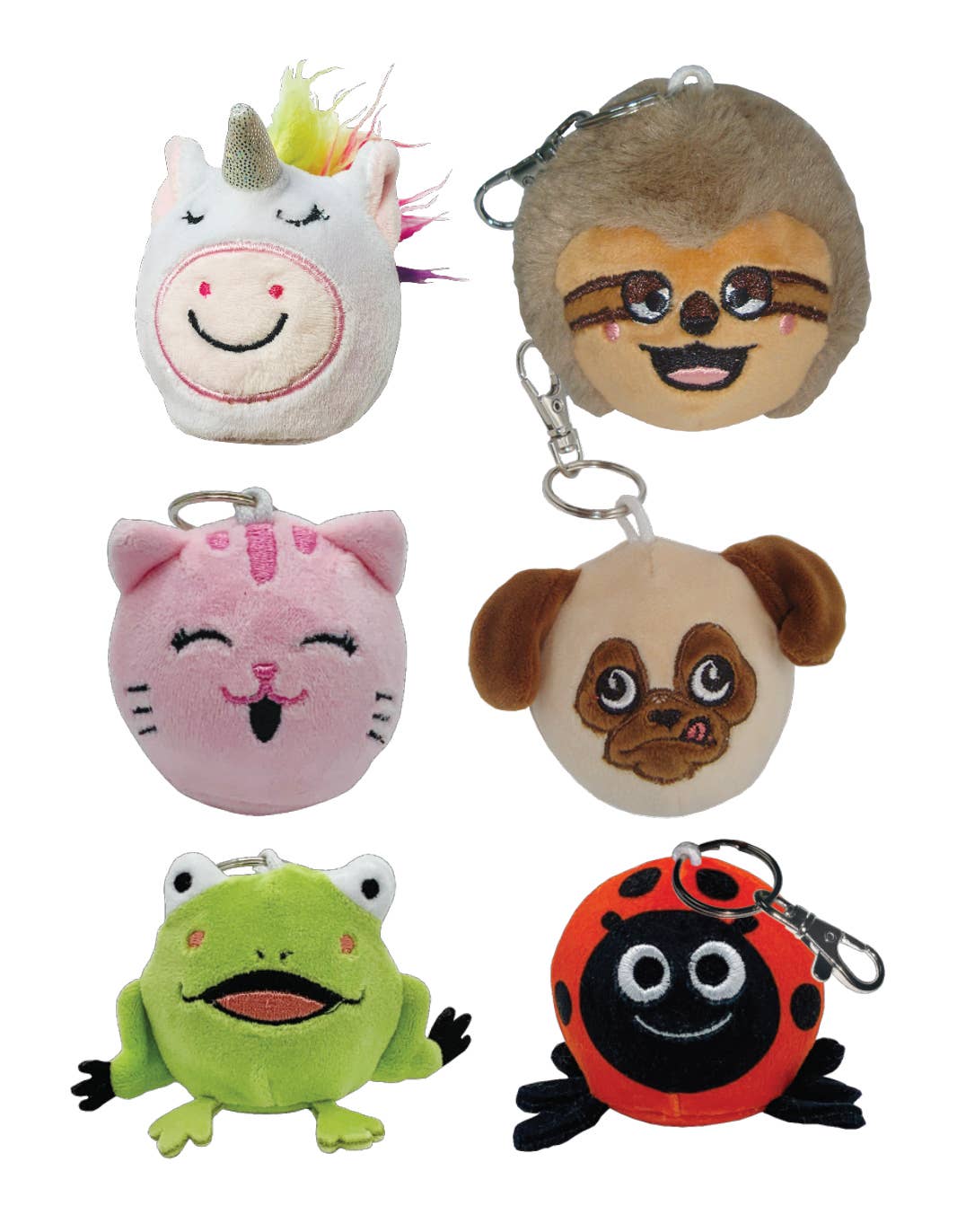 PBJ Keyrings - Cutie Creatures