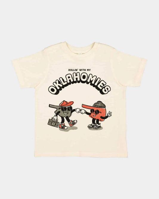 Oklahomies Kids Tee - Natural