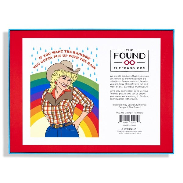 Puzzle: Cowgirl Rainbow