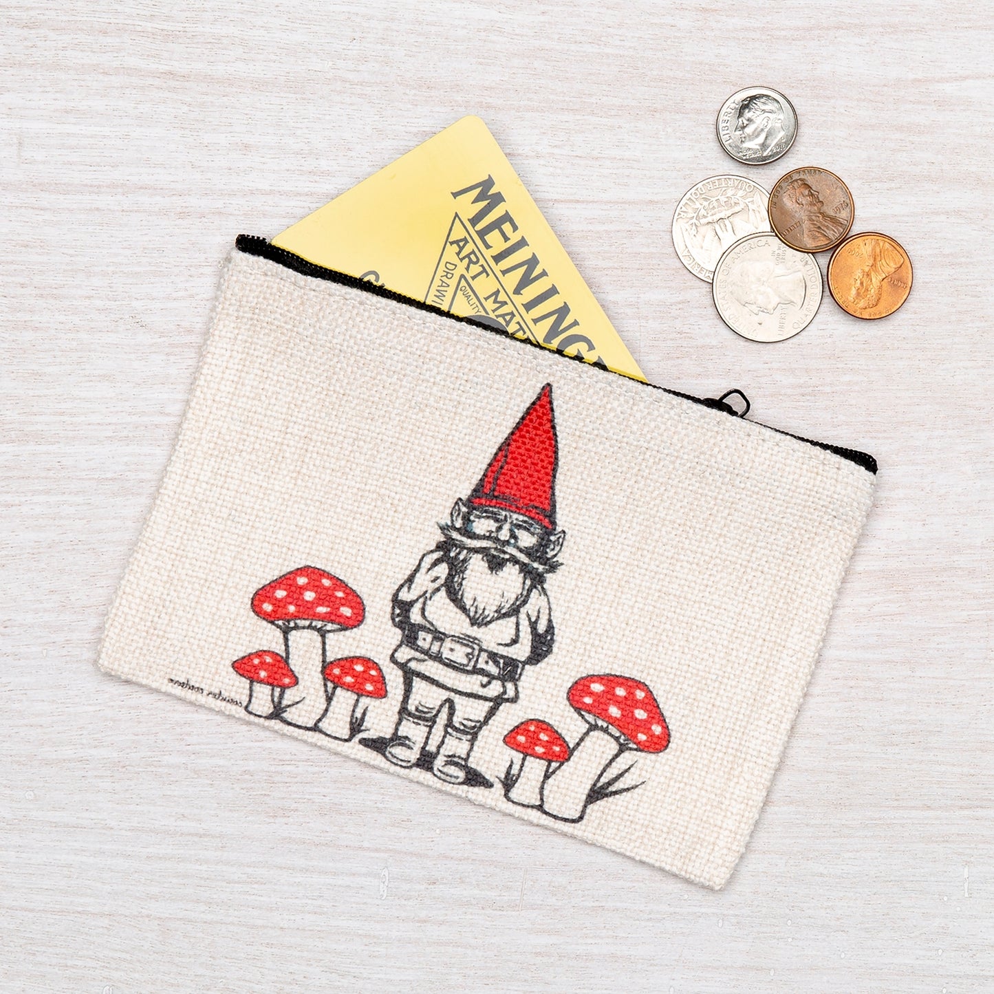 Gnome Zipper Pouch - SM