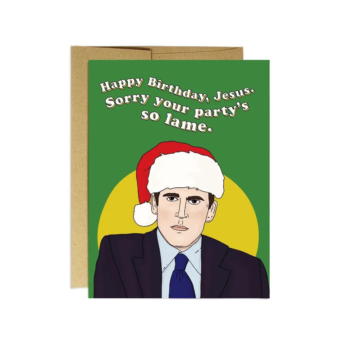 HBD Jesus Christmas Card