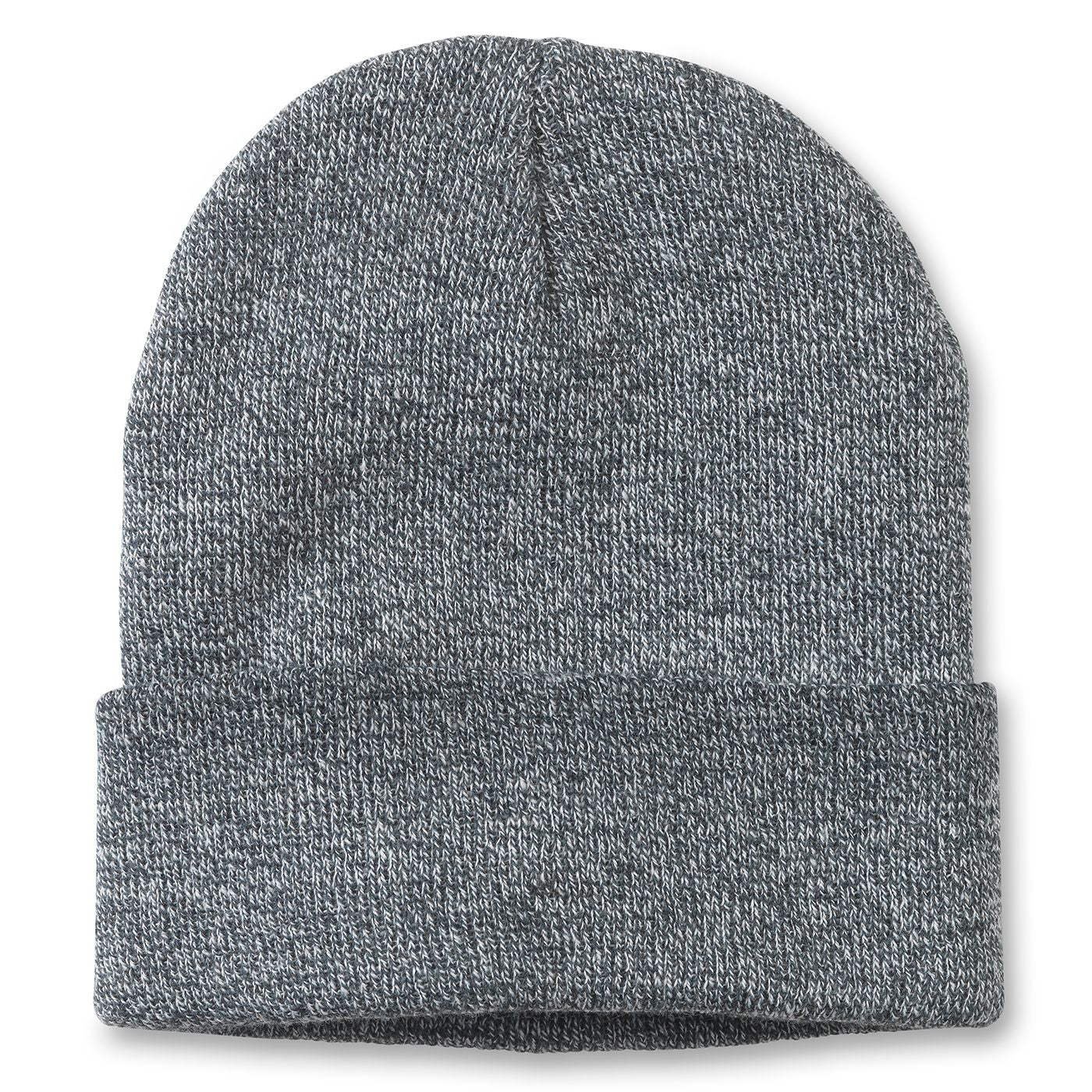 Flurry Knit Beanie - Heather Green/White