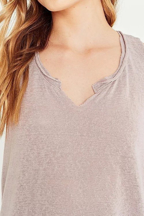 Call U Mine Textured Tank