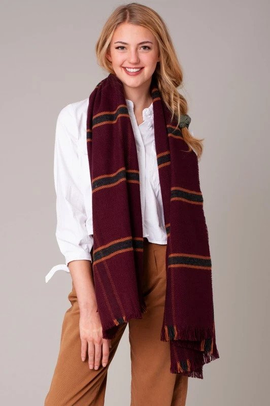 Window Pane Cozy Scarf