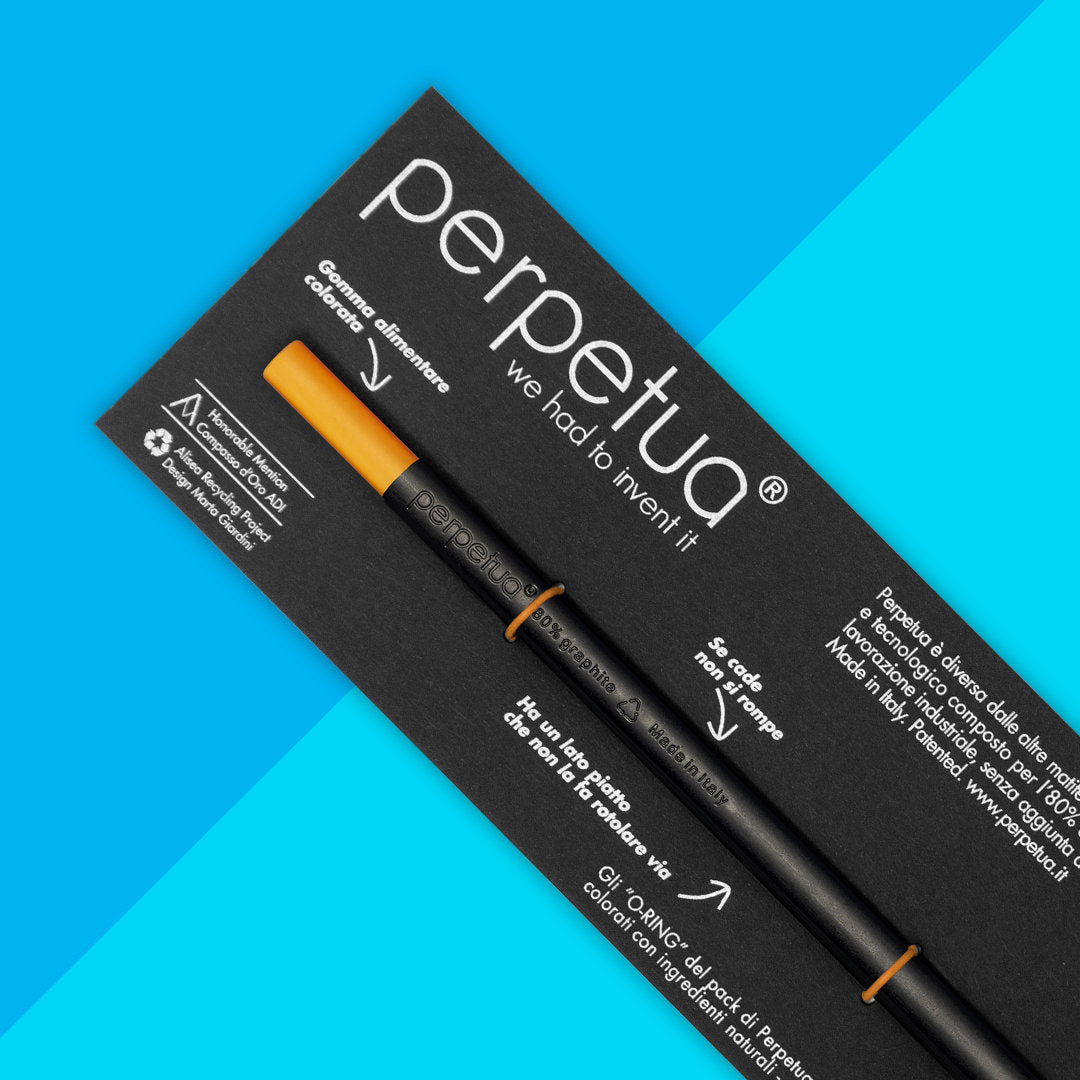 Recycled Graphite Pencils - Orange