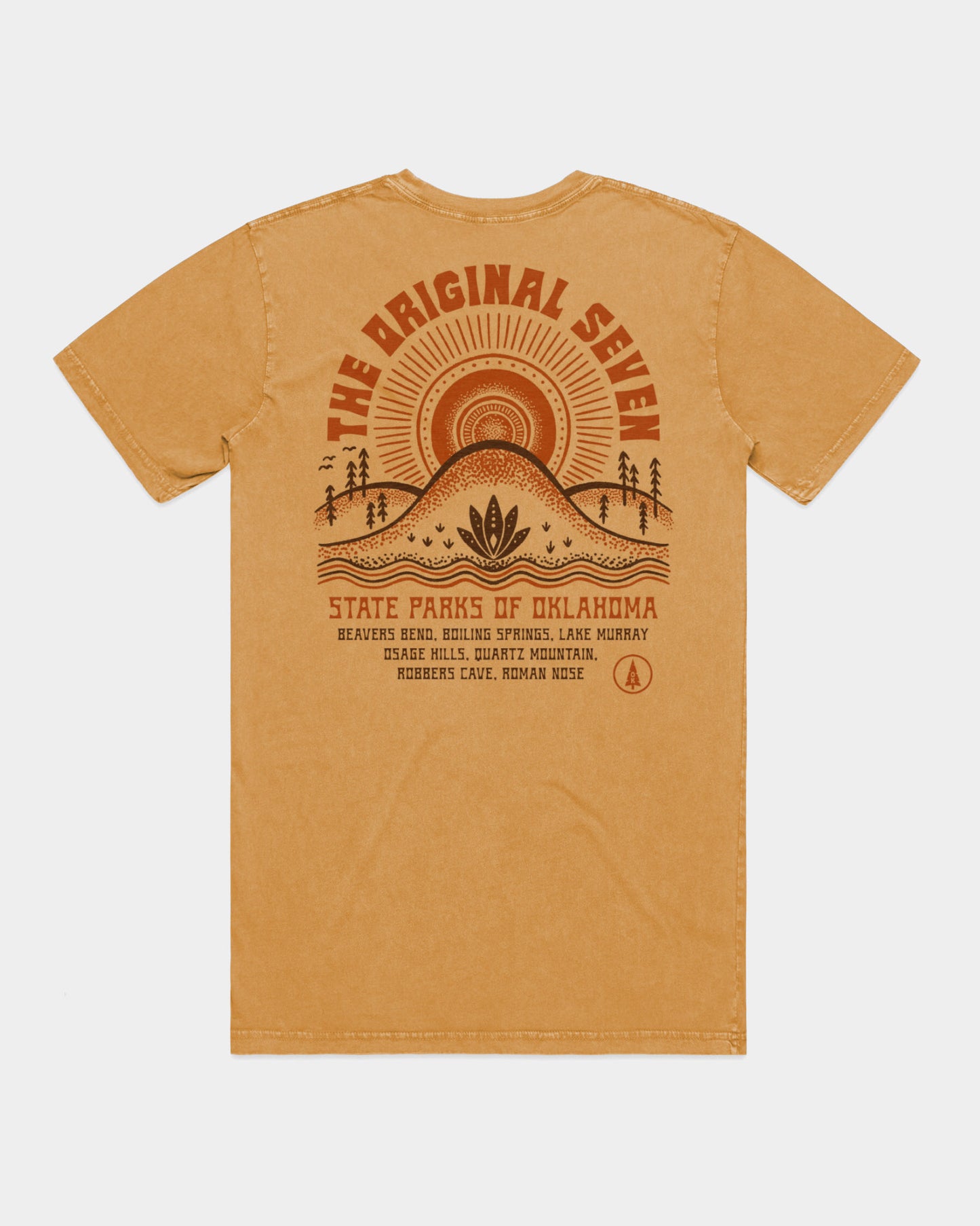 The Original Seven Tee - Vintage Mustard