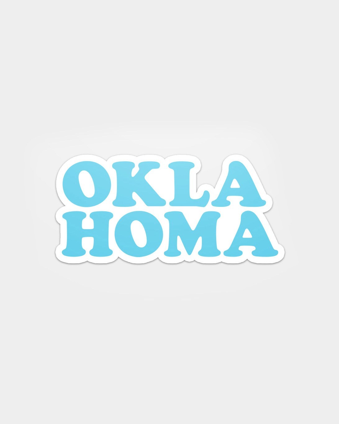 Oklahoma Throwback Sticker - Fruity Pebbles