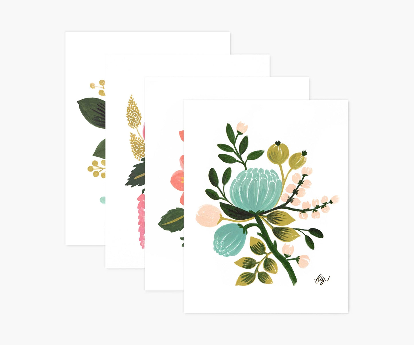 Assorted Botanical Card Set