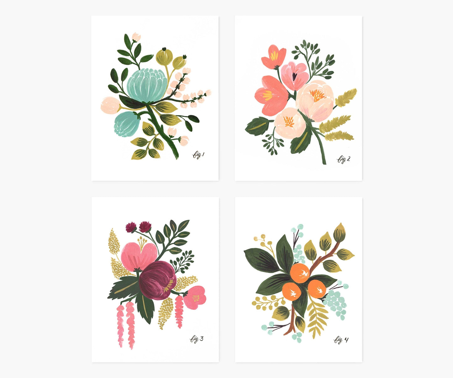 Assorted Botanical Card Set