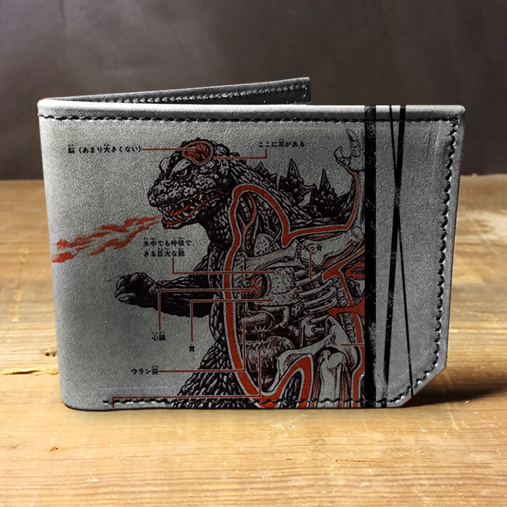 Backerton Leather Wallet - Godzilla