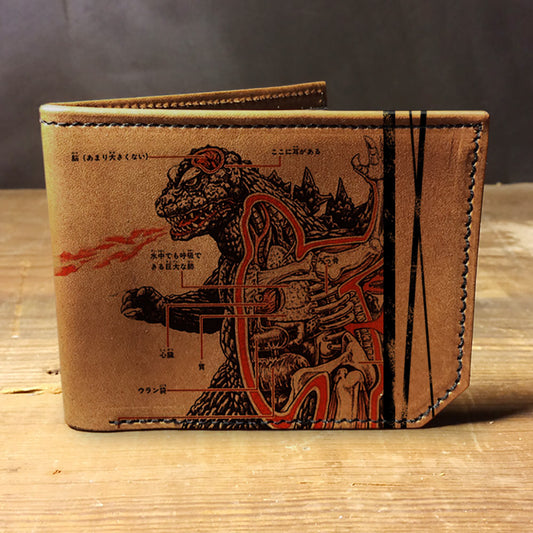 Backerton Leather Wallet - Godzilla