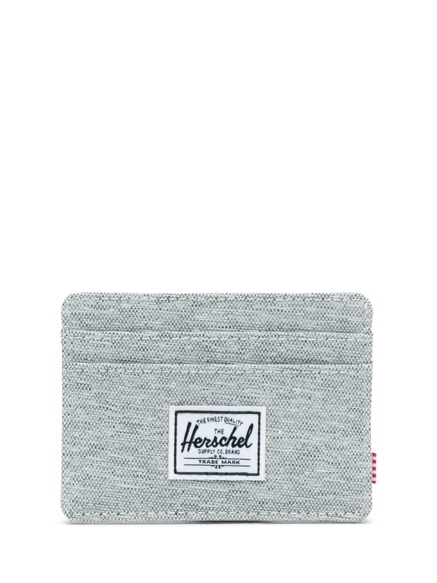 Charlie Wallet - Light Grey Crosshatch