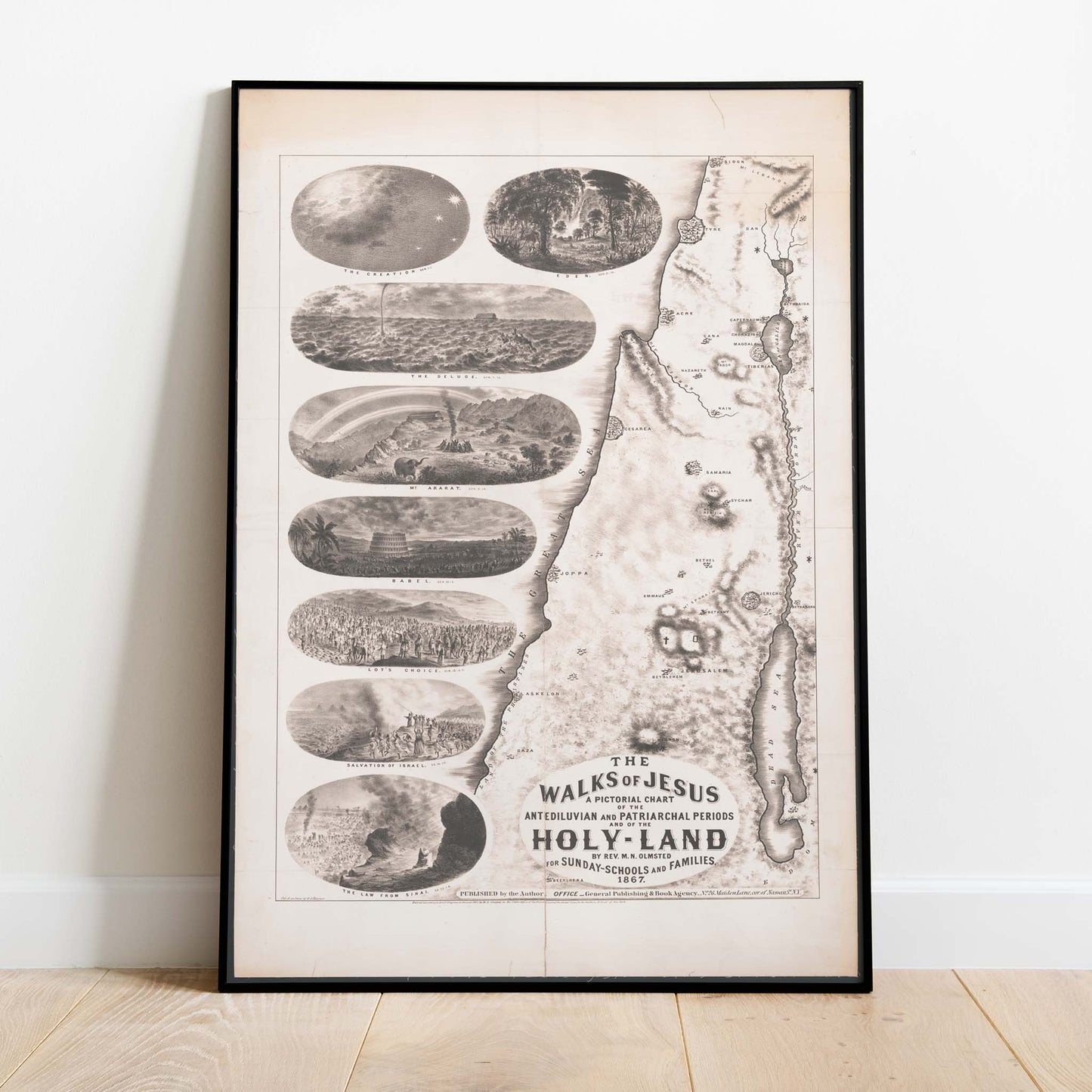 Vintage Holy Land Print