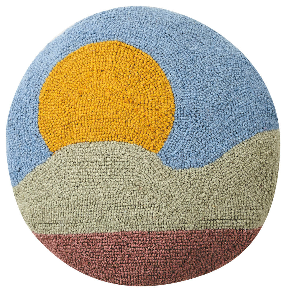 Road Trip Round Pillow 16"