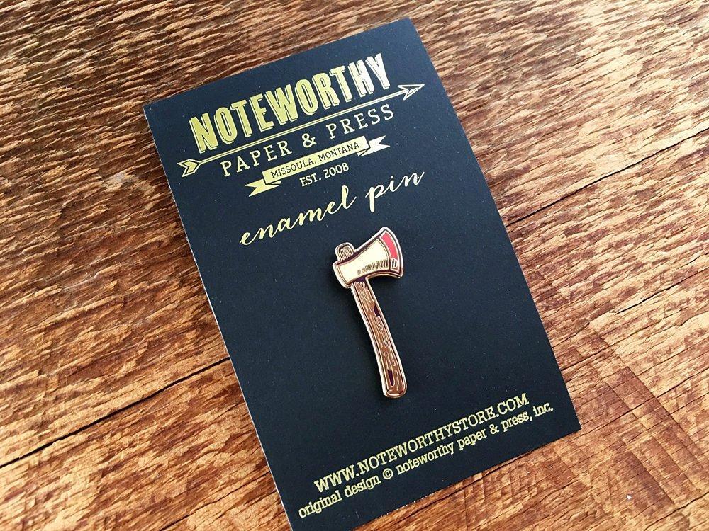 Axe Enamel Pin