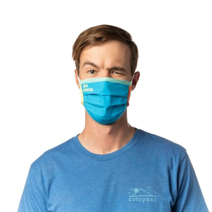 Teca Cotton Face Mask - Blue Jay