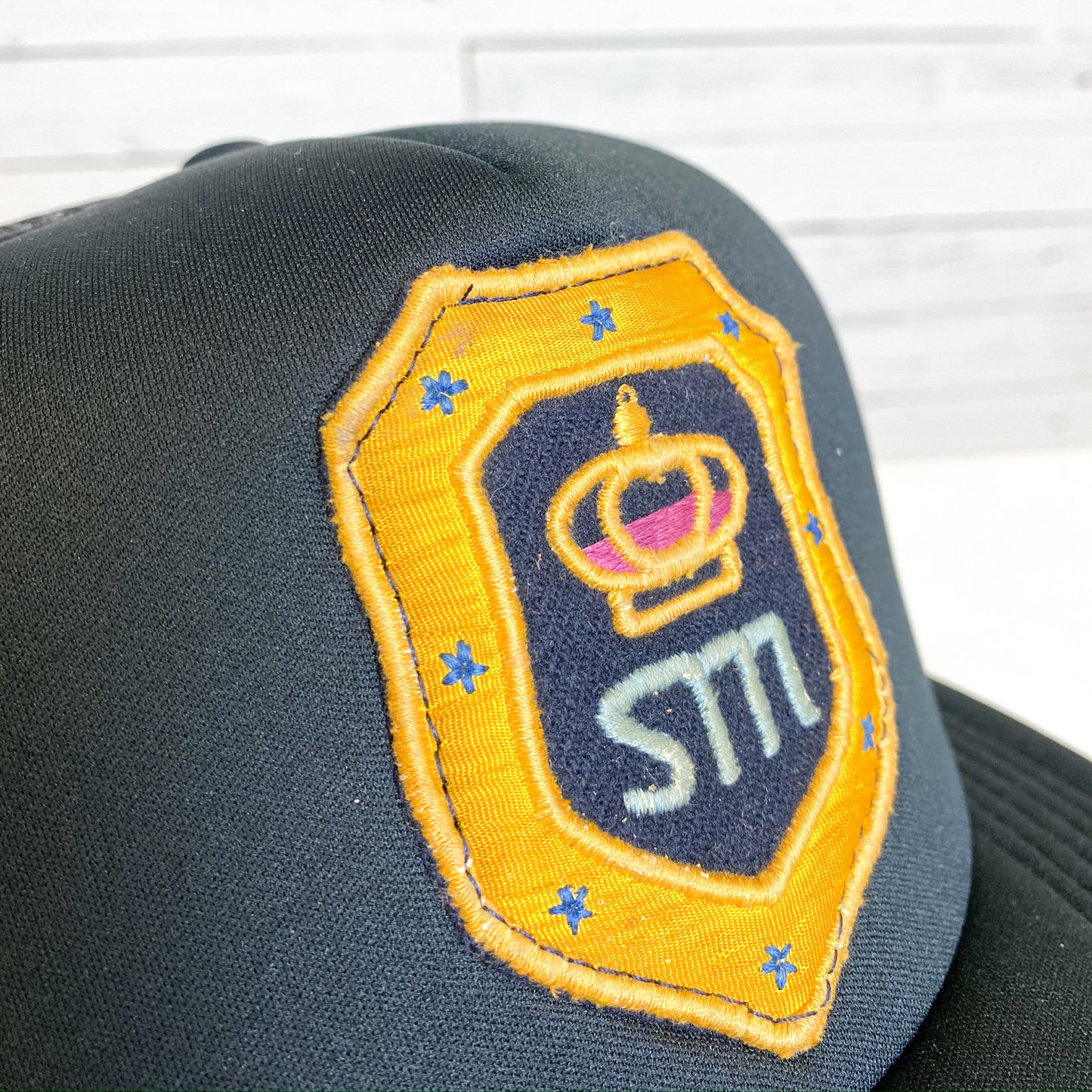 Vintage Handmade Patch Foam Trucker