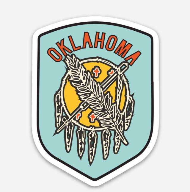 Oklahoma Shield Sticker