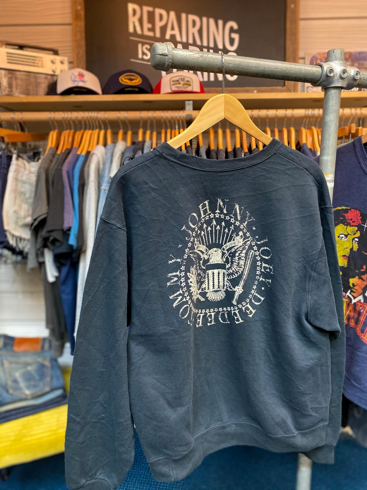 Ramones Vintage Black Sweatshirt