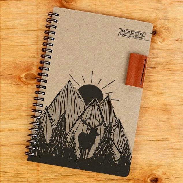 Backerton Spiral Notebook-Nature