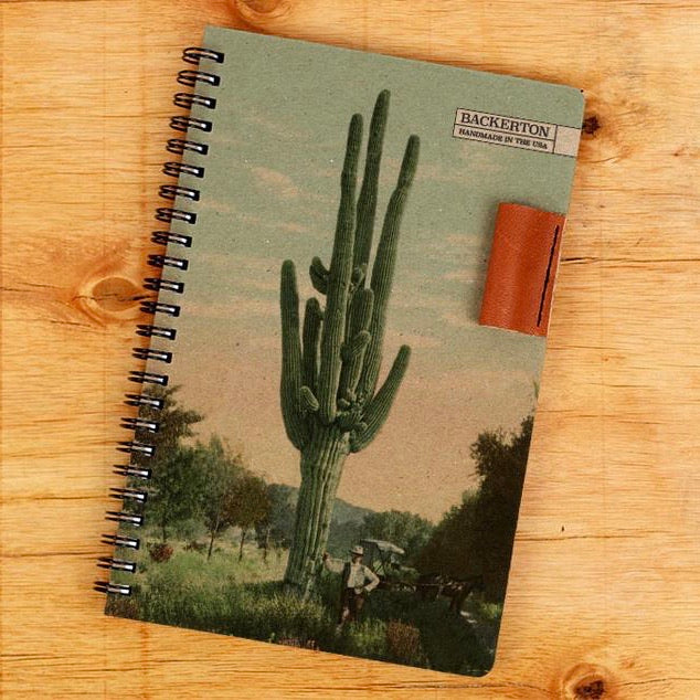 Backerton Spiral Notebook-Cactus
