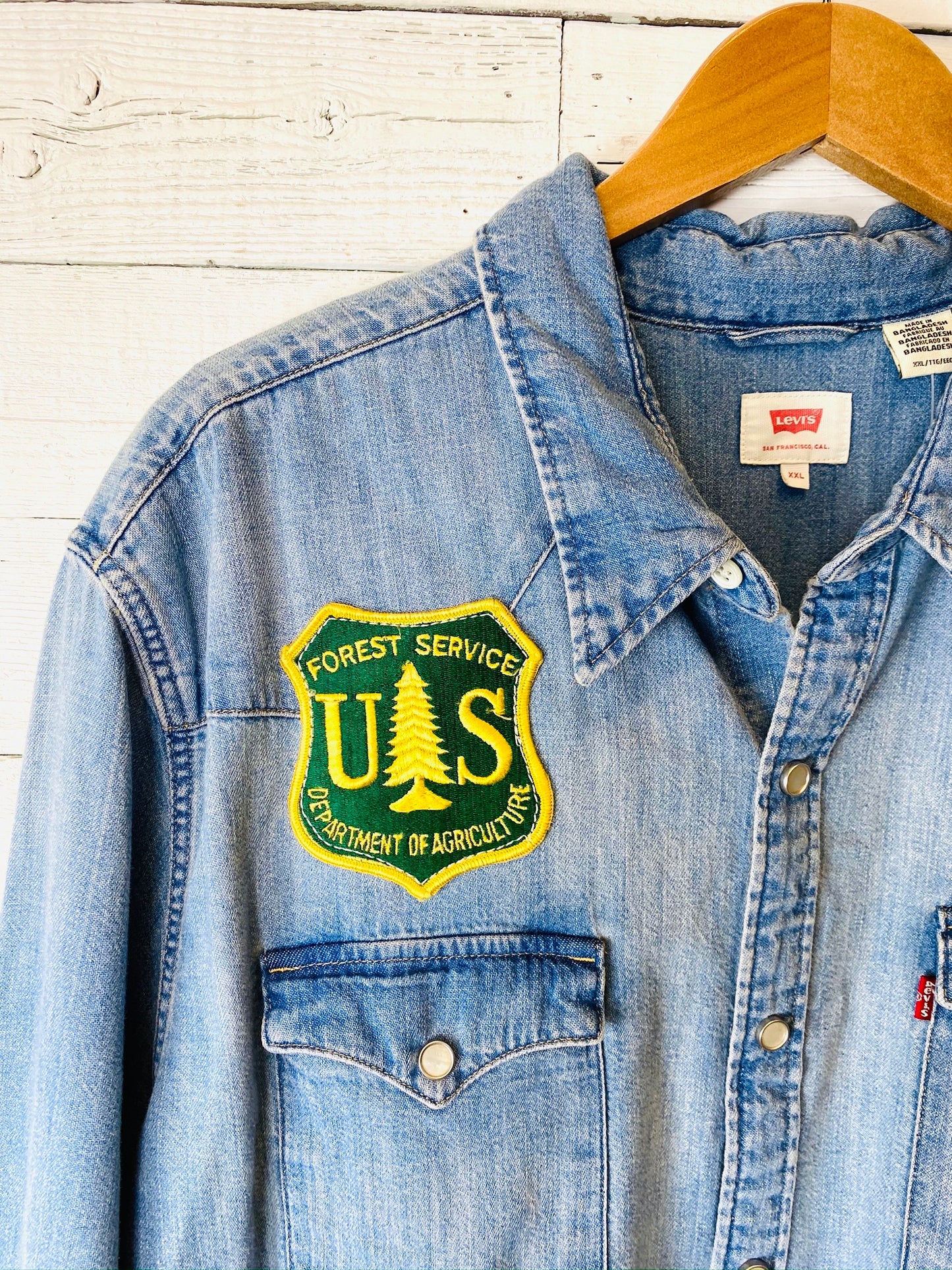 Levi's Denim Shirt: Vintage Patch