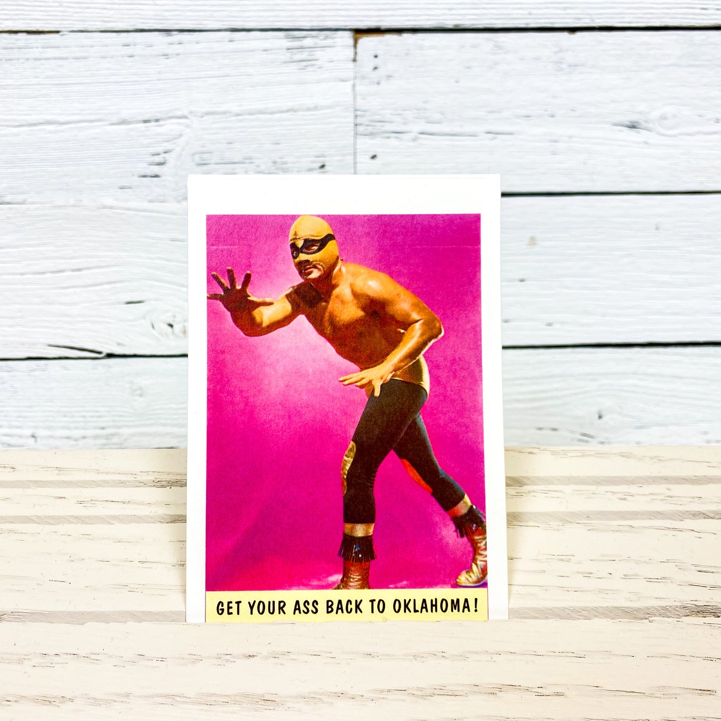 Get Your Ass Back To Oklahoma! Postcard