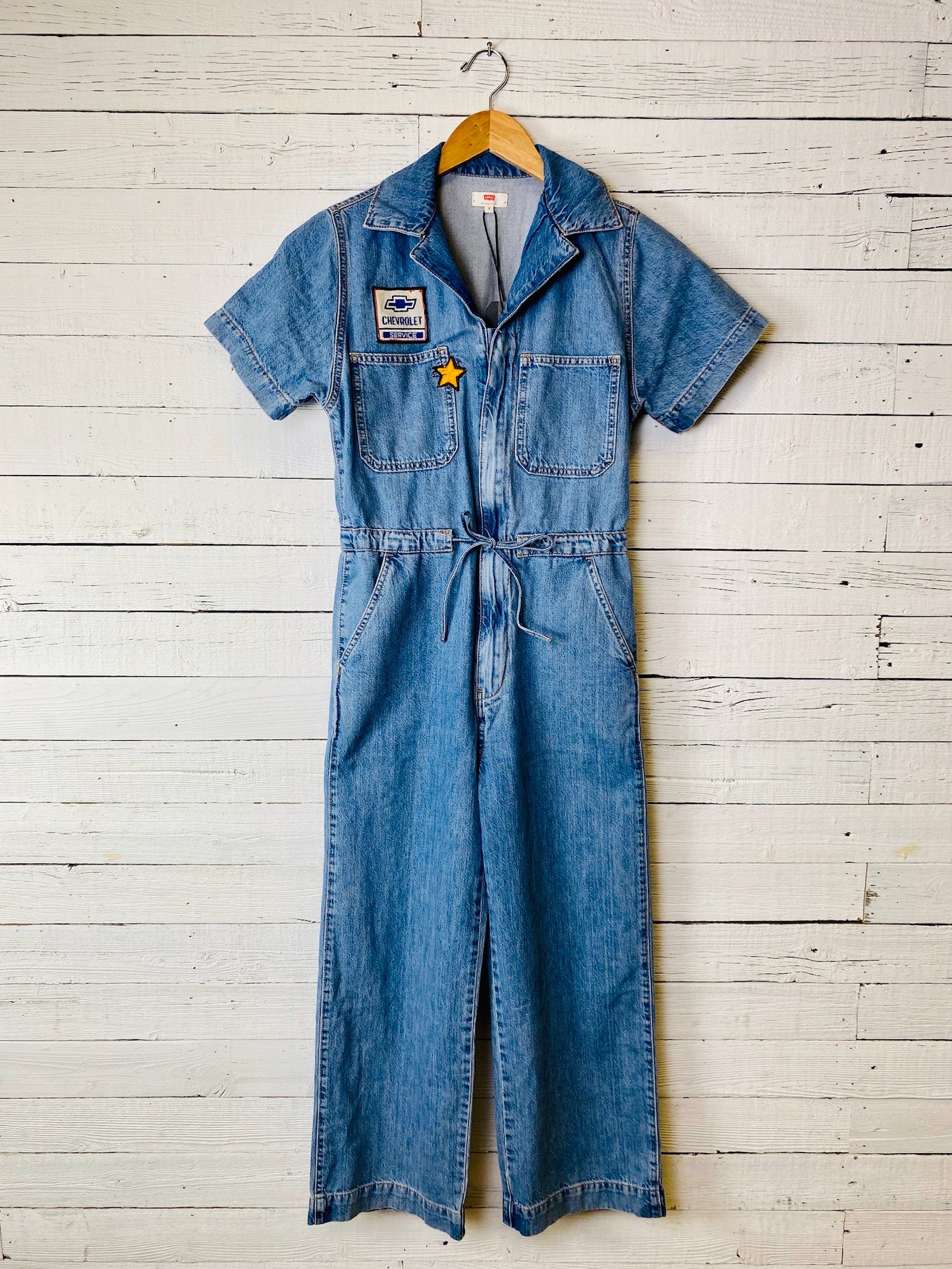 Levi's Straight Leg Jumpsuit: Vintage Patches