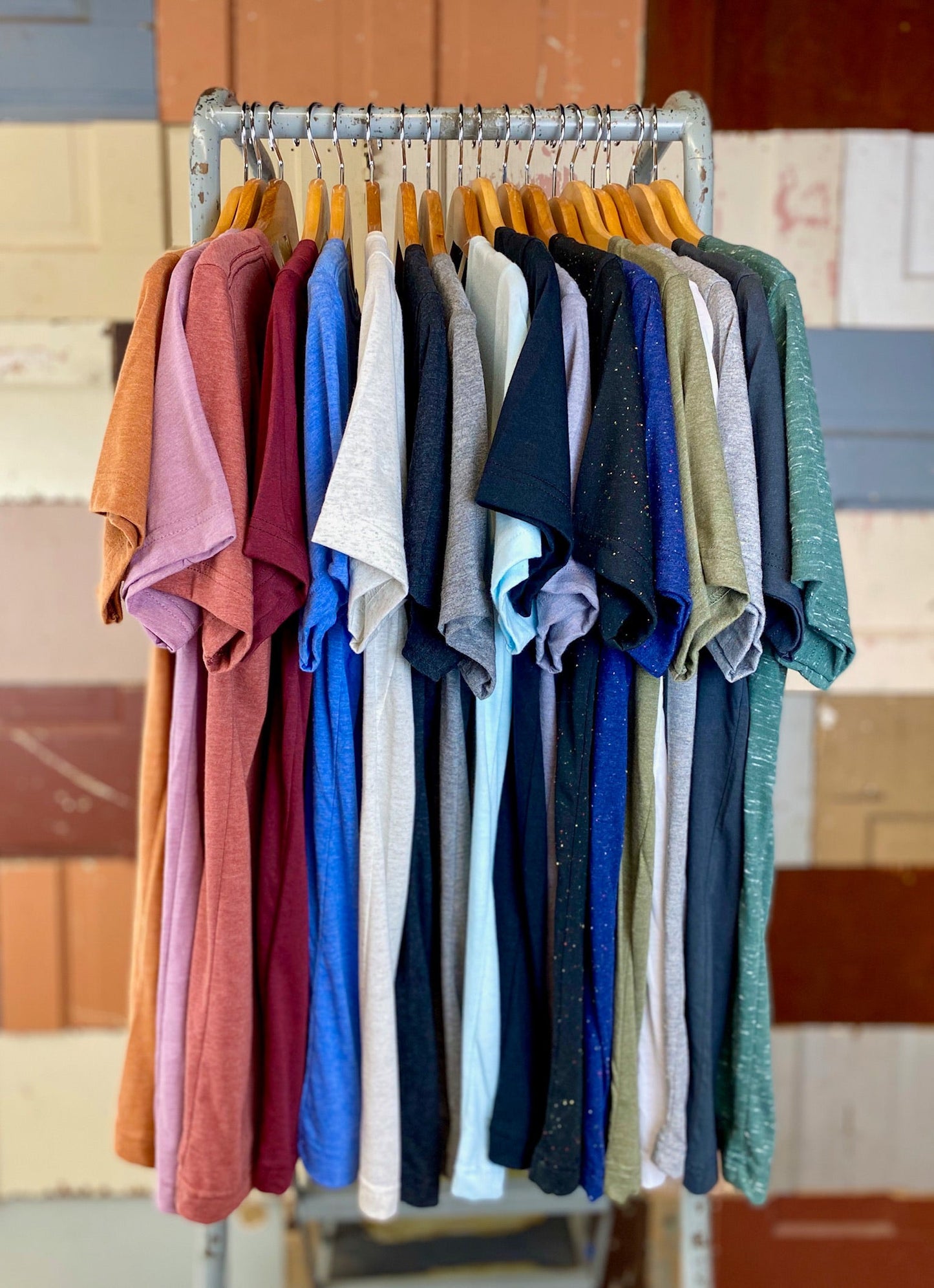 Blue Seven Backed Tee - Slim Fit