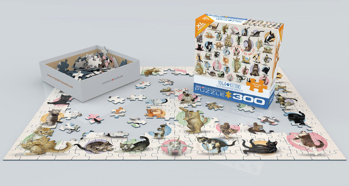 Yoga Kittens 300PC Puzzle