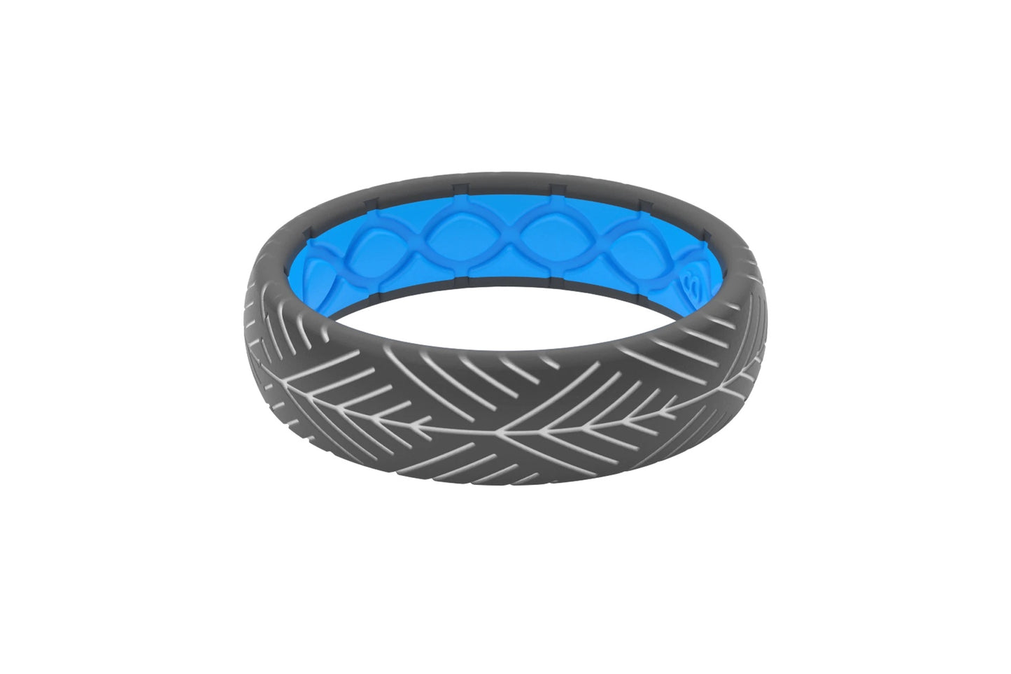 Think Dimension Arrows Deep Stone Grey Ring