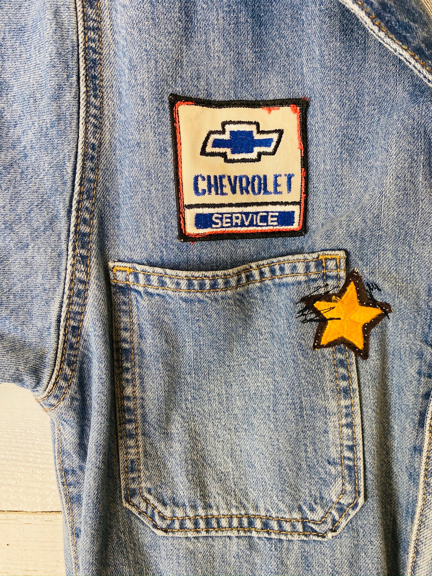 Levi's Straight Leg Jumpsuit: Vintage Patches