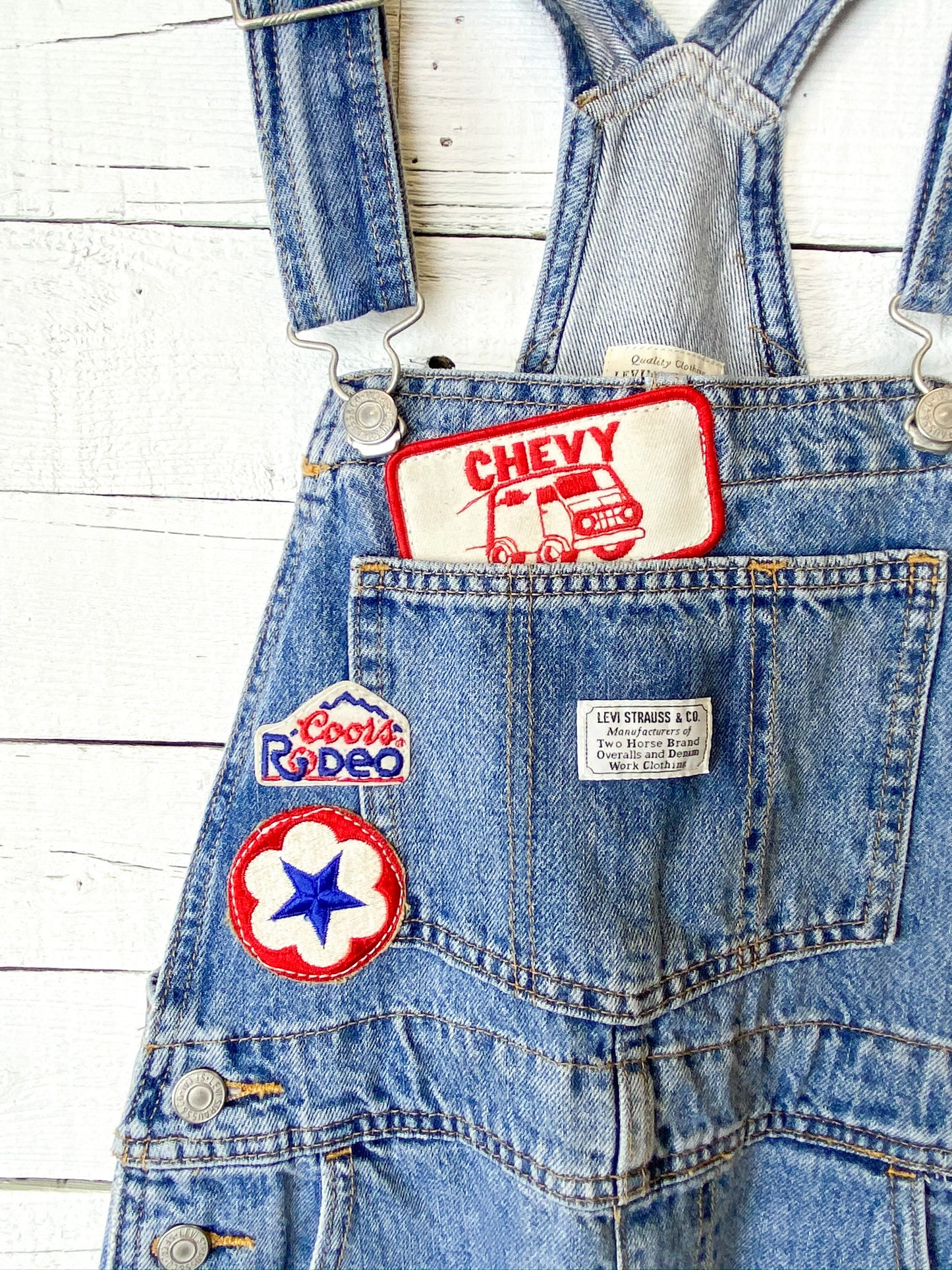 Levi's Overalls: Vintage Patches