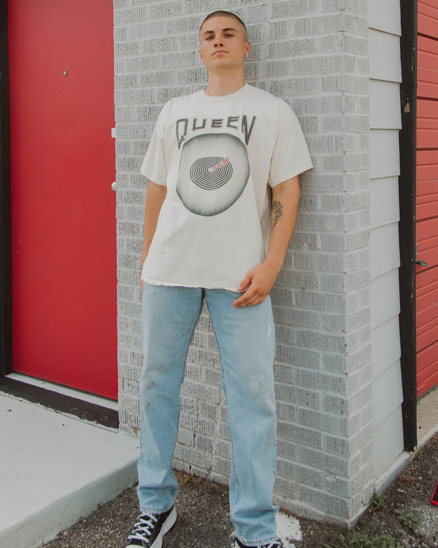 Queen Jazz Tour Thrifted Tee - Off White