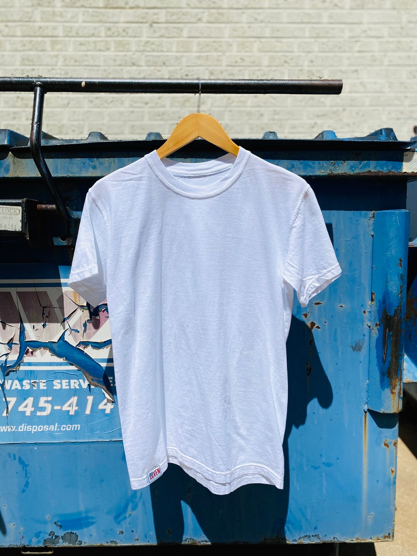 Blue Seven Backed Tee - Regular Fit