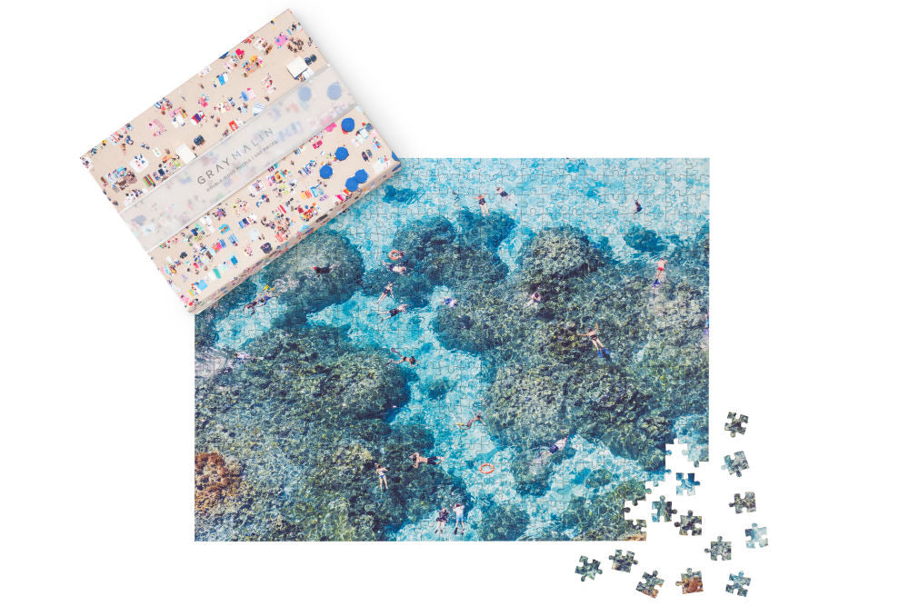 Gray Malin Double Sided Beach Puzzle 500 Pcs
