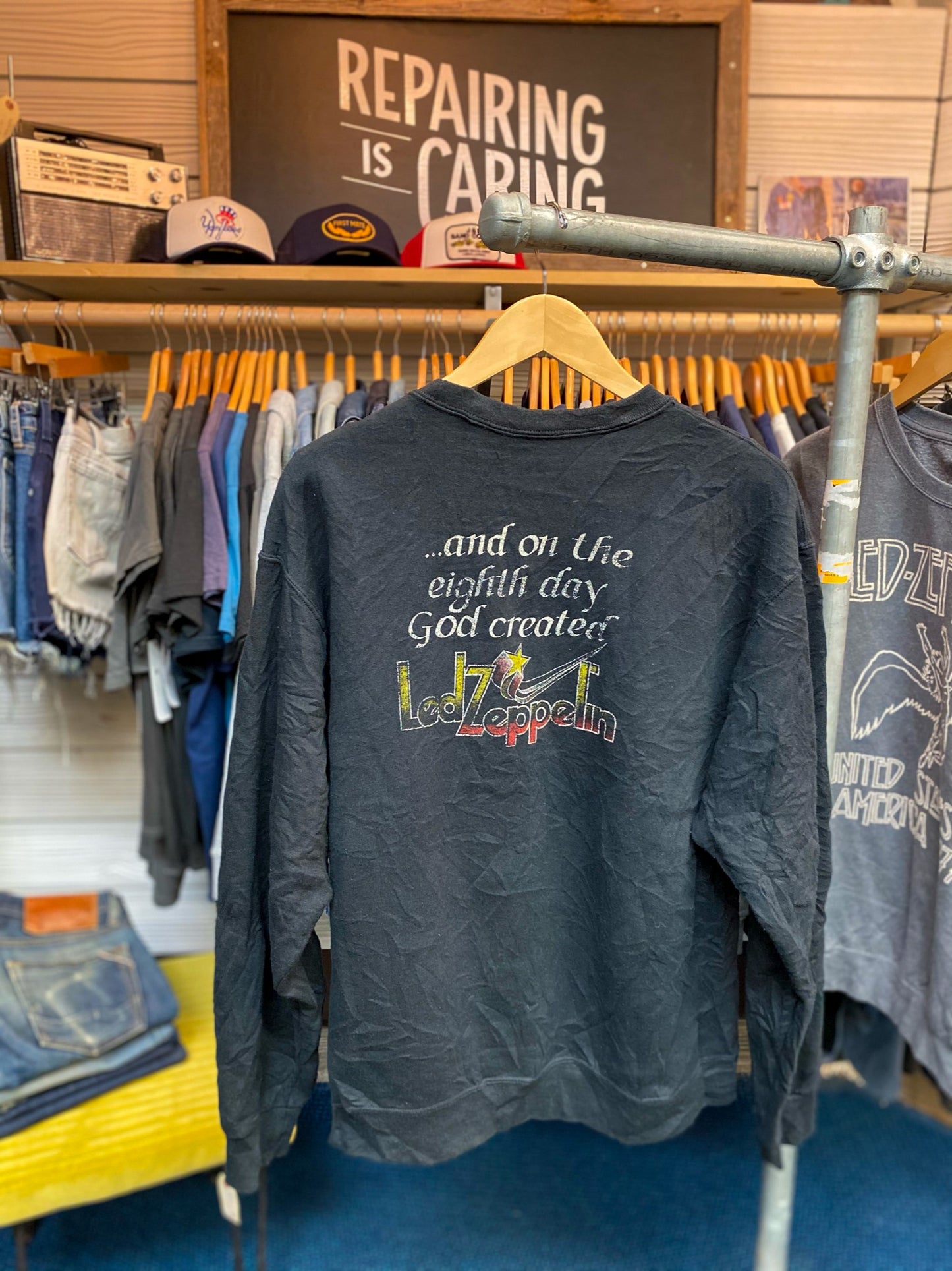 Led Zeppelin Vintage Black Sweatshirt