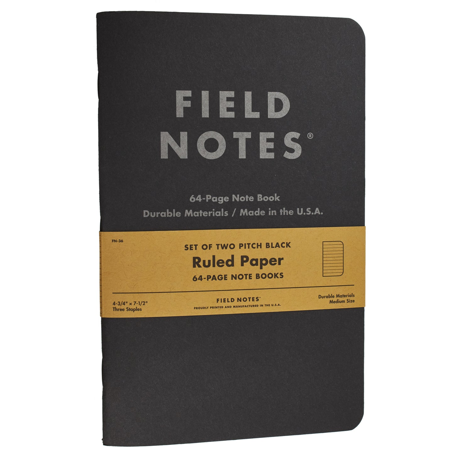 Pitch Black 2-Pack Ruled