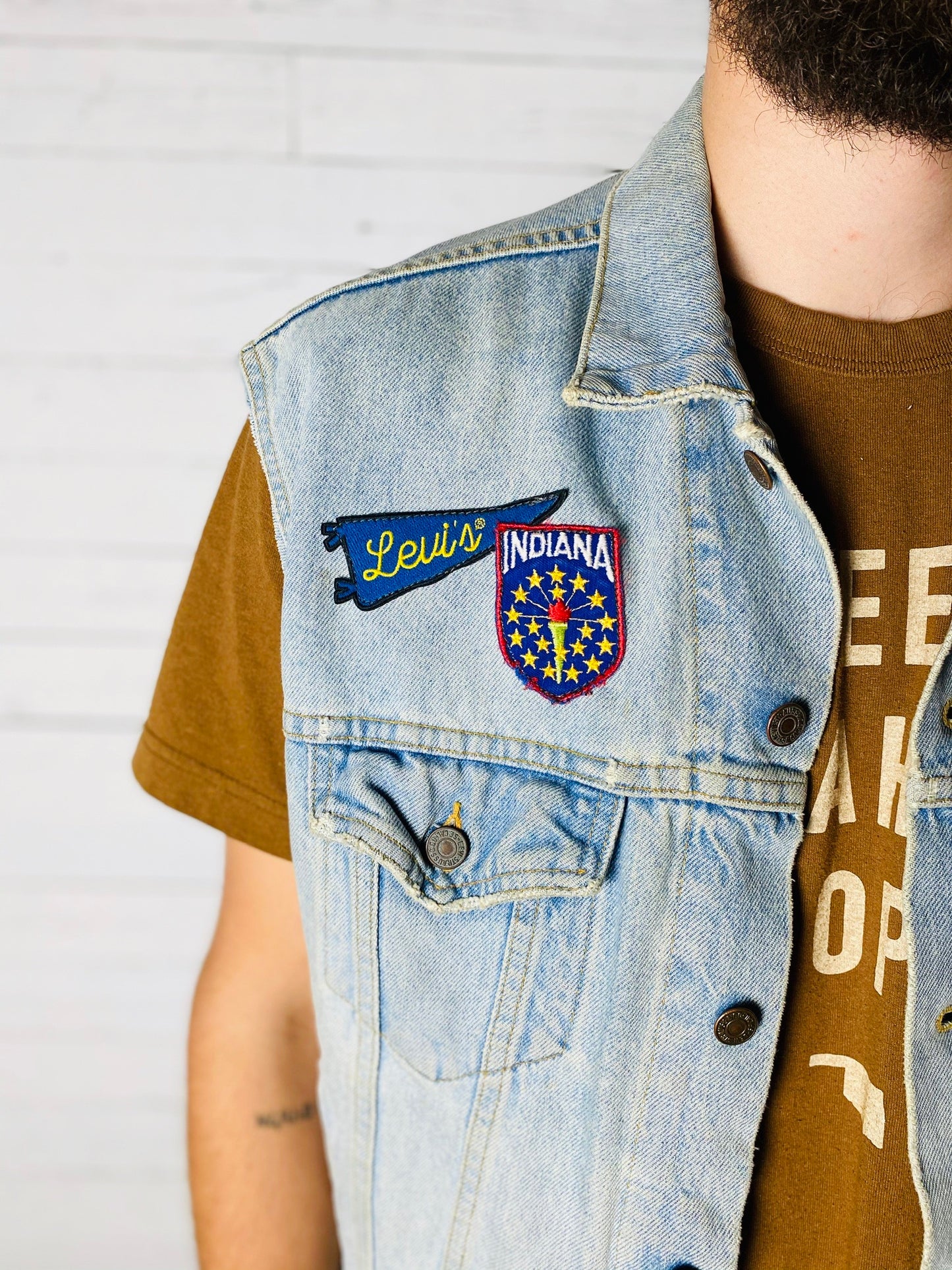 Vintage Levi's Vest: Vintage Patches