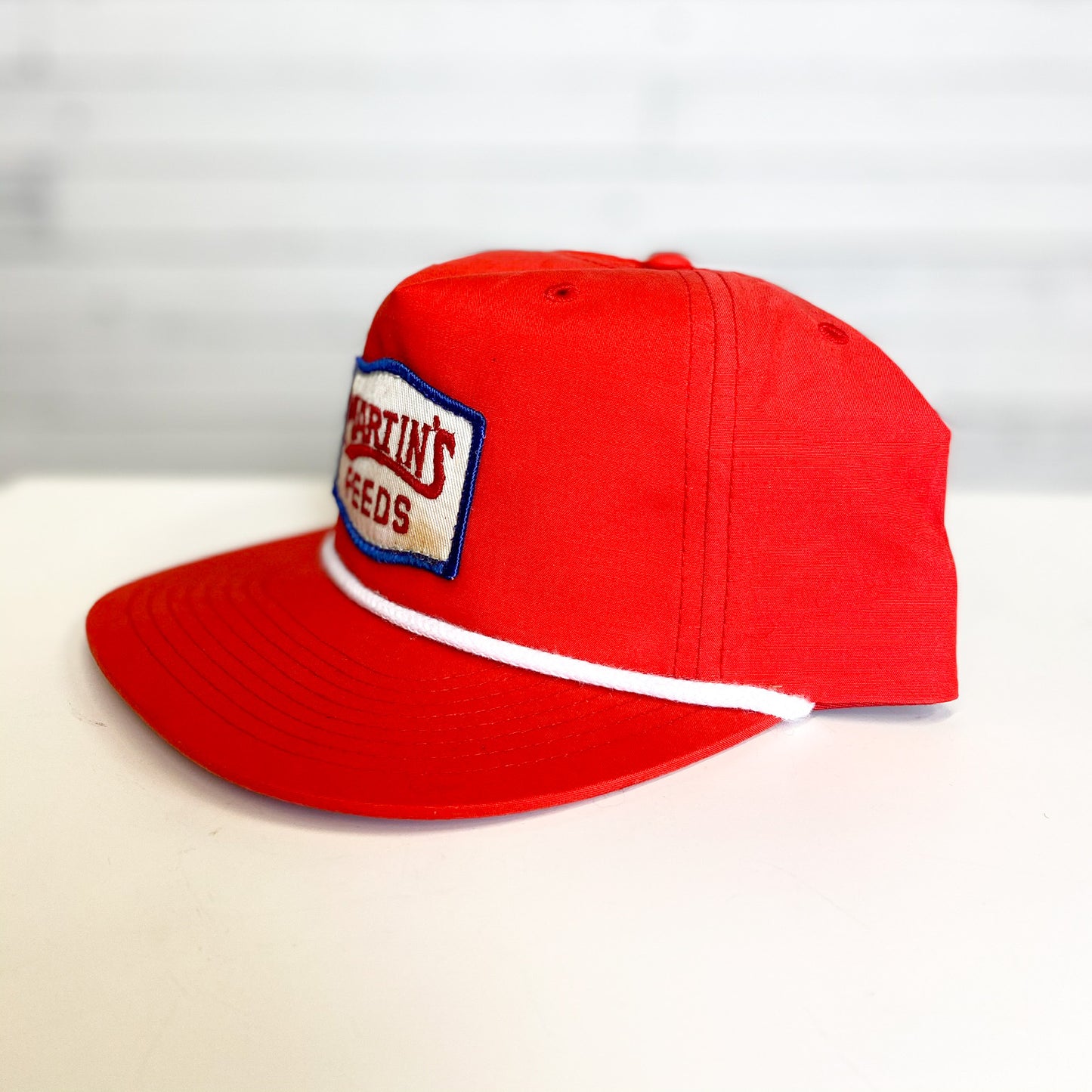 Vintage Martin's Feeds Rope Hat