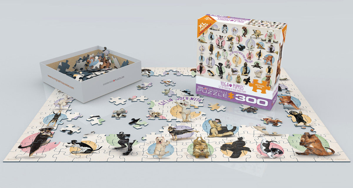 Yoga Puppies 300PC Puzzle