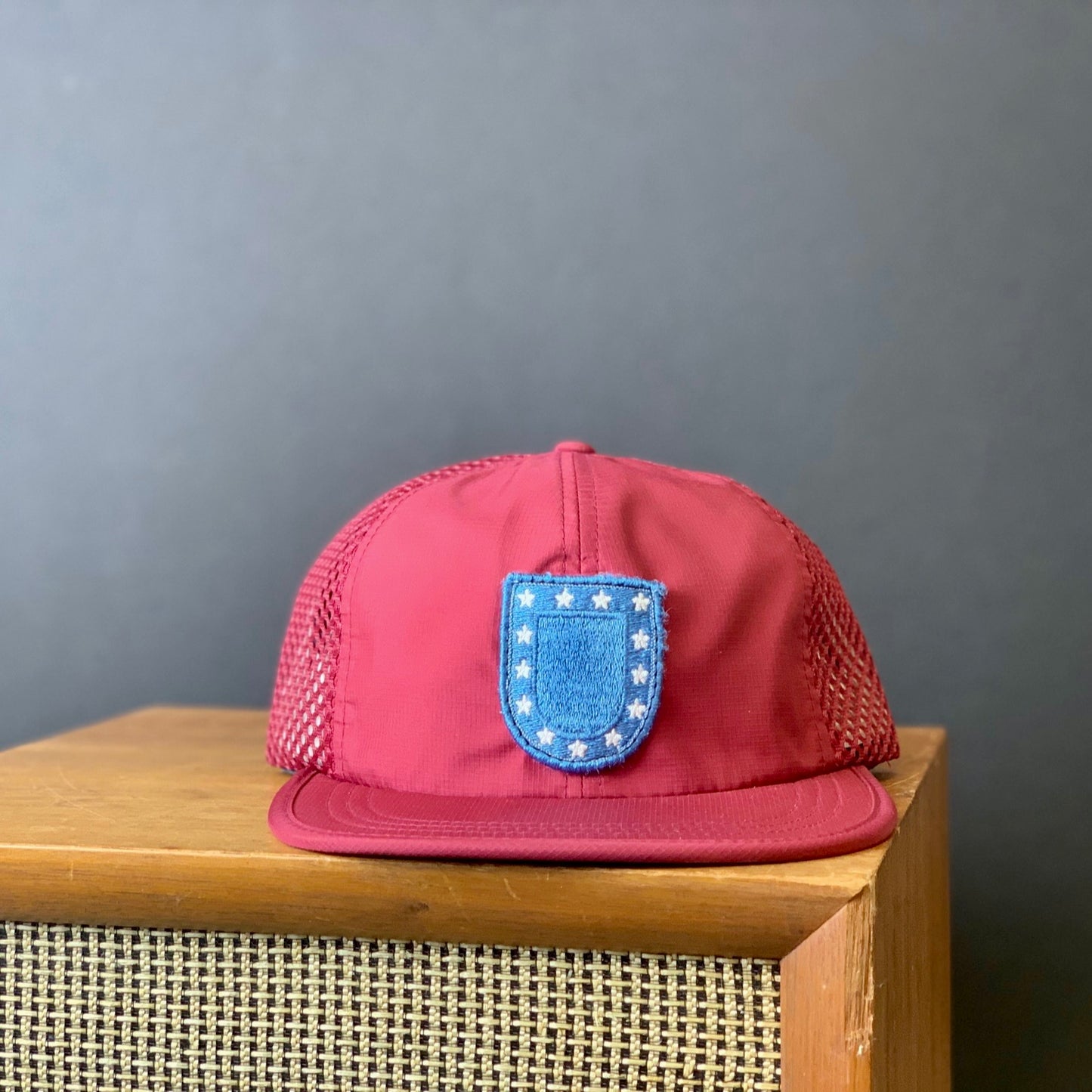 US Army Blue Beret Flash Patch Hat