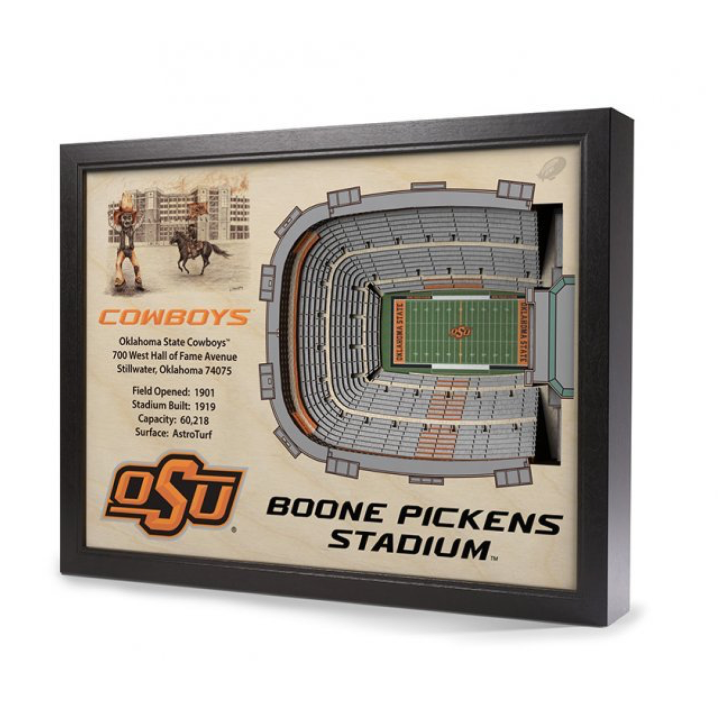 3D Stadium Wall Art - OSU
