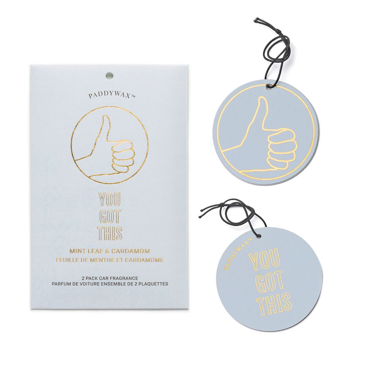 Impressions Blue "You Got This" Car Fragrance - Mint Leaf & Cardamom