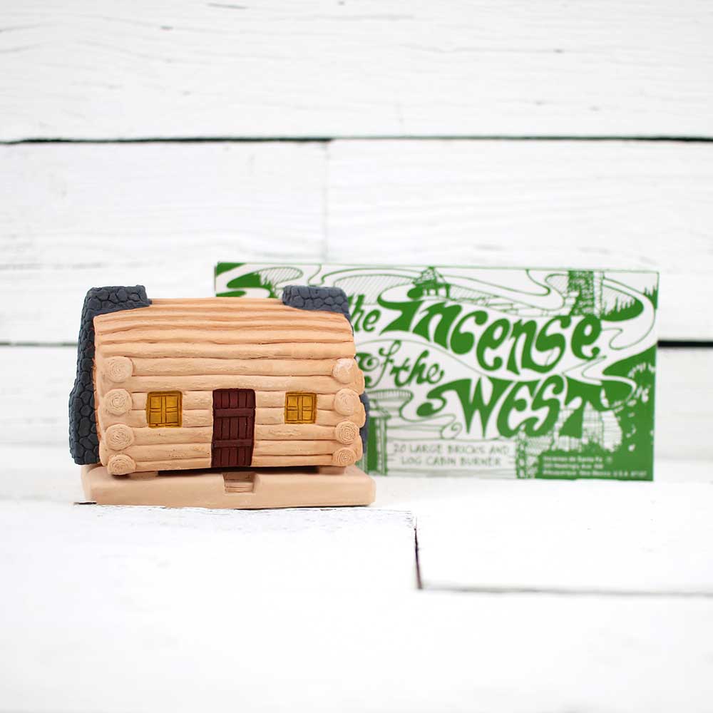 Log Cabin Incense Burner
