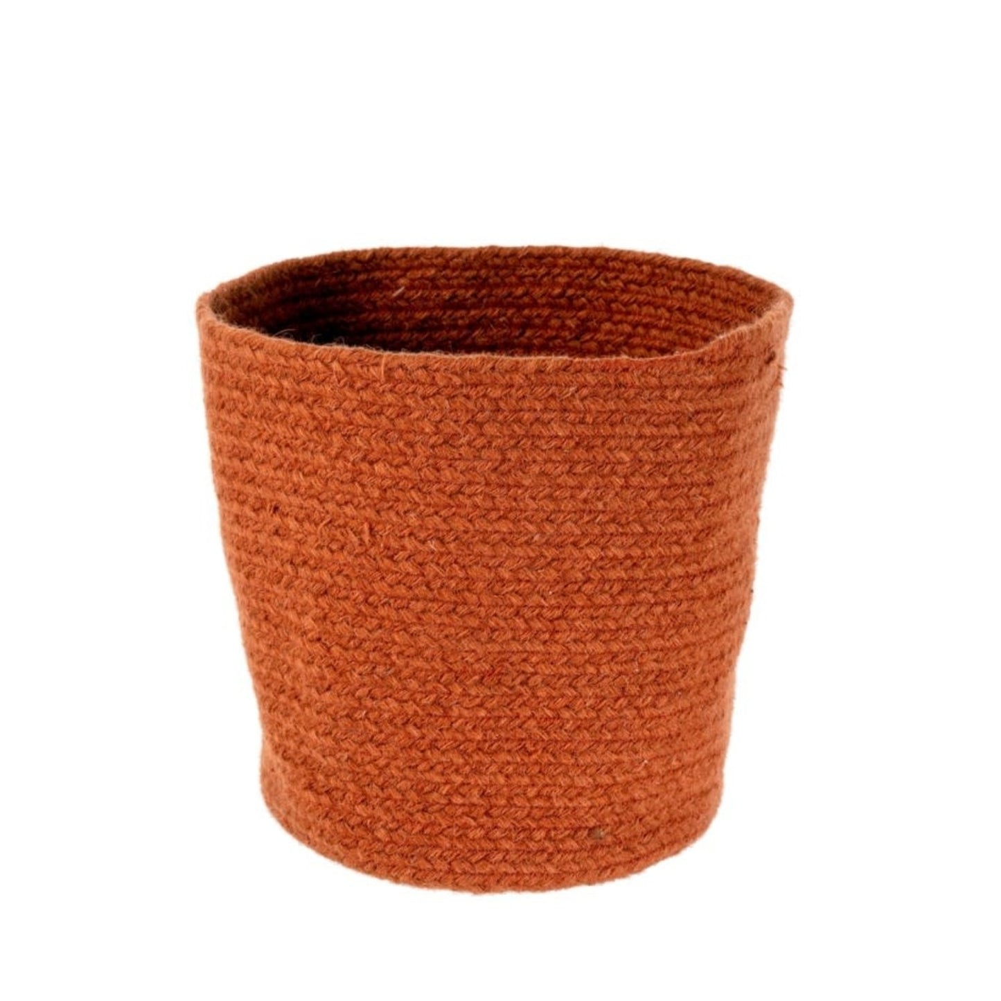 Elgin Wool Basket - Rust