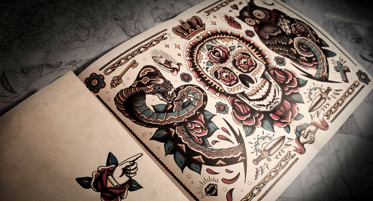 The Tattoo Coloring Book