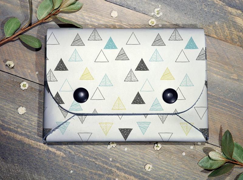 Backerton Geo Trees Midi Wallet